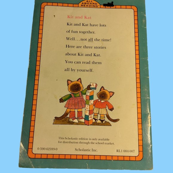 Scholastic Kit and Kat All Aboard Reading Early Readers 1986 - Picture 2 of 6